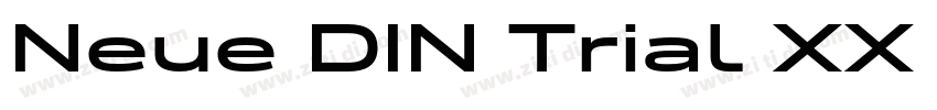 Neue DIN Trial XX W字体转换
